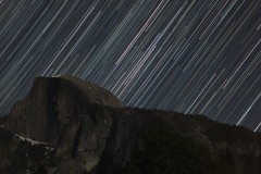 Half Dome Star Trails